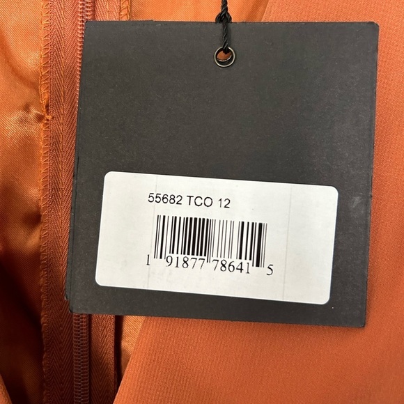 Mac Duggal 55682 V-NECK ILLUSION LONG SLEEVE CHIFFON GOWN - Picture 6 of 7